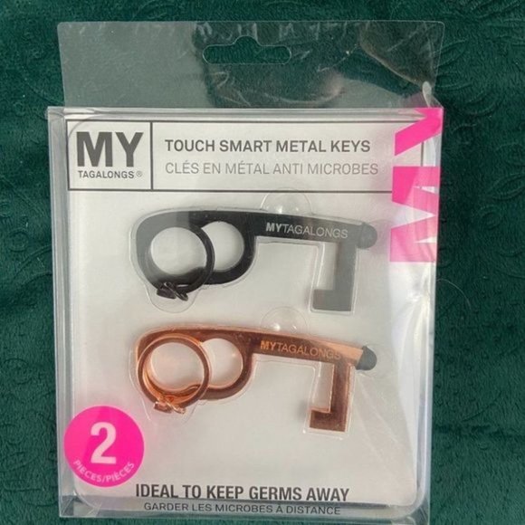 NWT MY TAGALONGS Touch Smart Metal Keys (2 Pack) - Picture 2 of 4